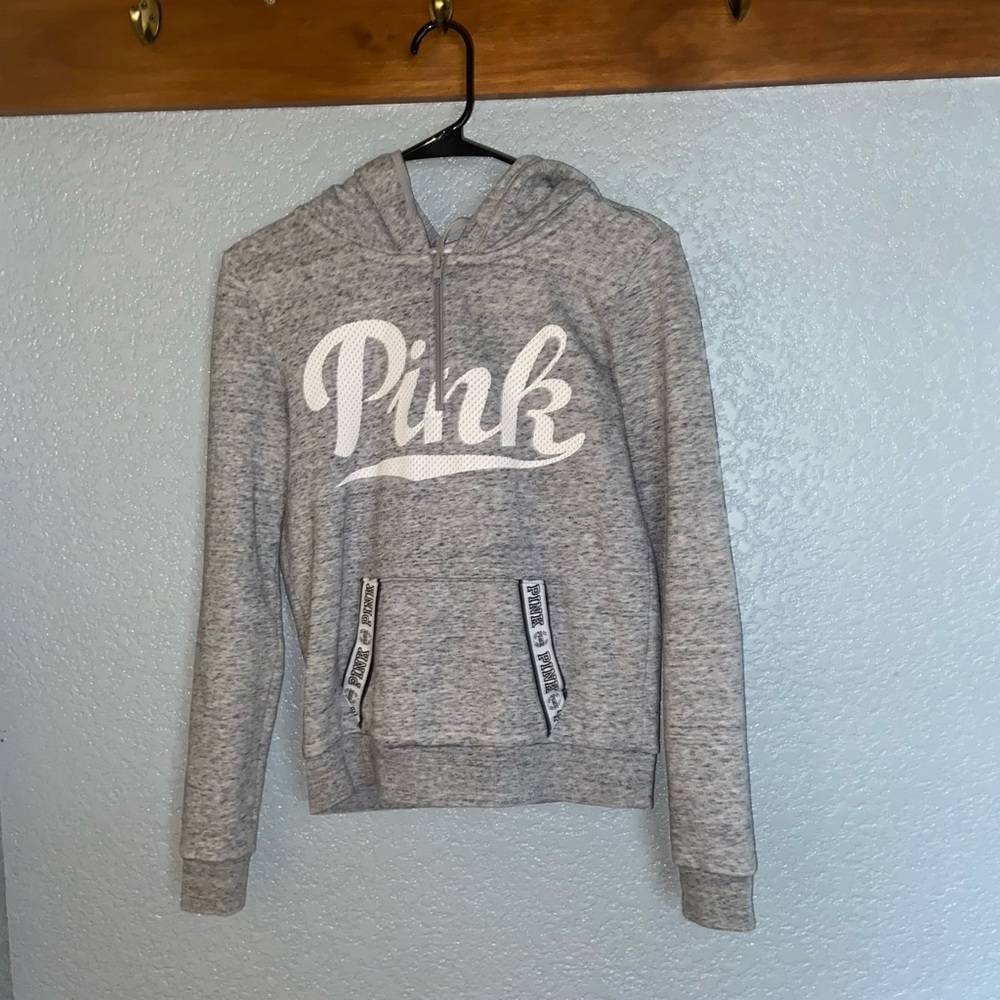 Quarter Zip PINK Hoodie